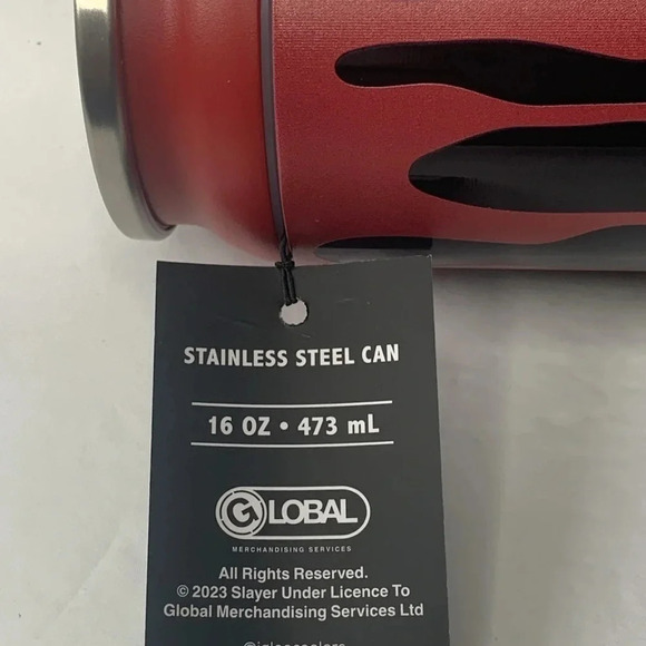 Slayer Rock Band Cooler Can Insulated 16oz Stainless Steel NWT - Picture 7 of 7